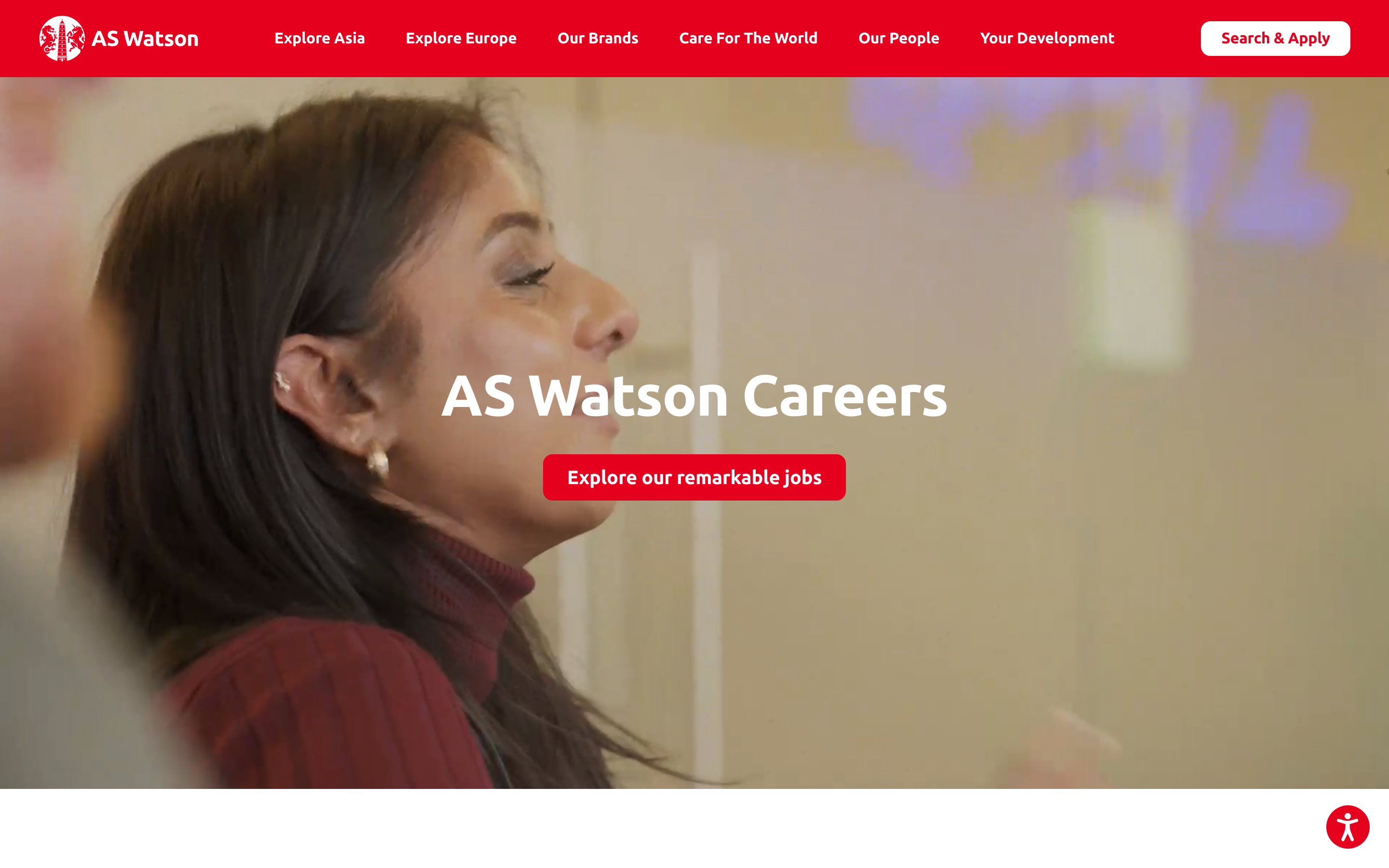 AS Watson careers site