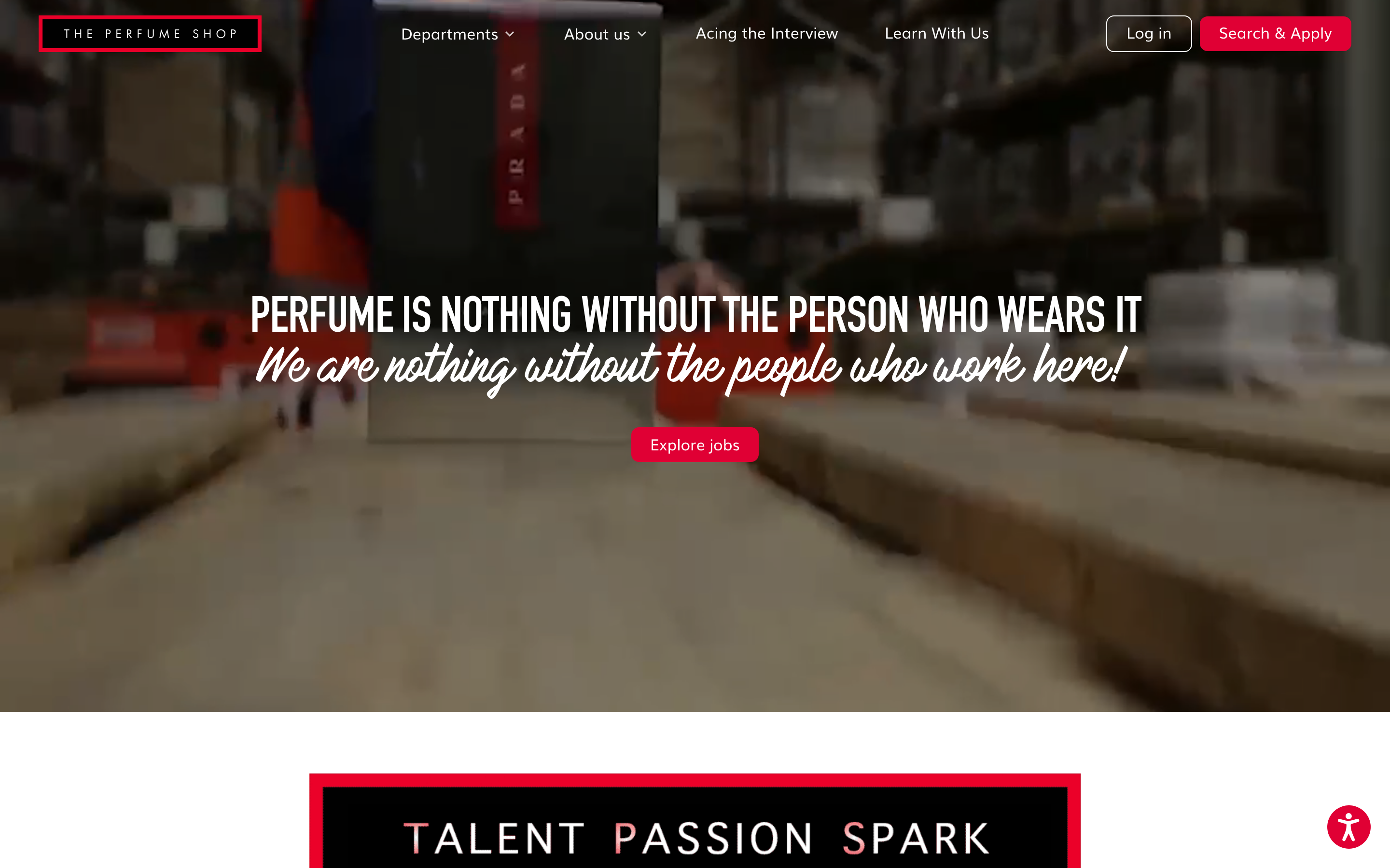 The Perfume Shop careers site